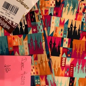 One size LuLaRoe Disney Castle Leggings